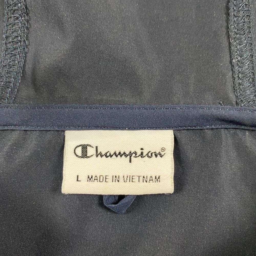 Champion Georgetown Hoyas Windbreaker Jacket Mens Large Blue - Picture 7 of 10